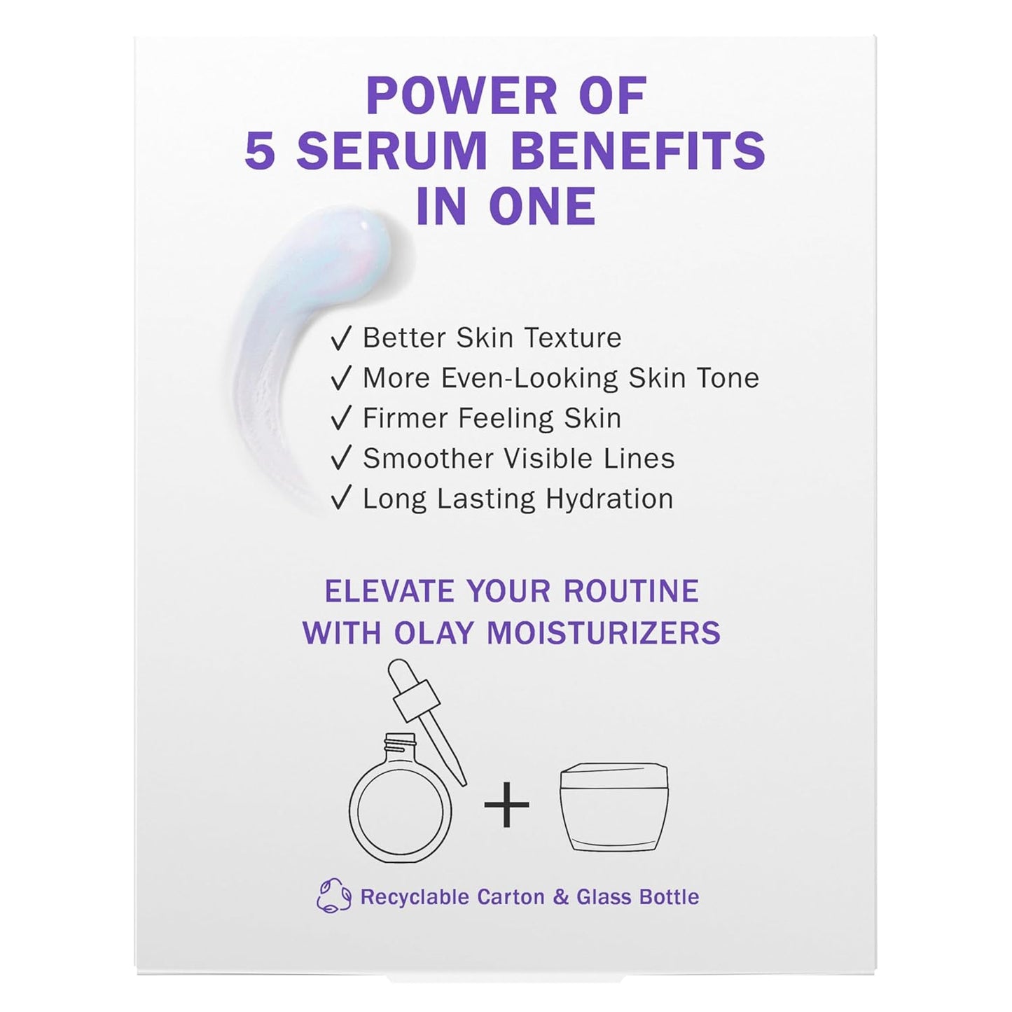 Super Serum with Niacinamide, Vitamin C & E, Collagen Peptide & AHA – 5-in-1 Anti-Aging Serum for Brightening, Hydrating, Smoothing, Firming & Even Skin Tone, 1.7 oz