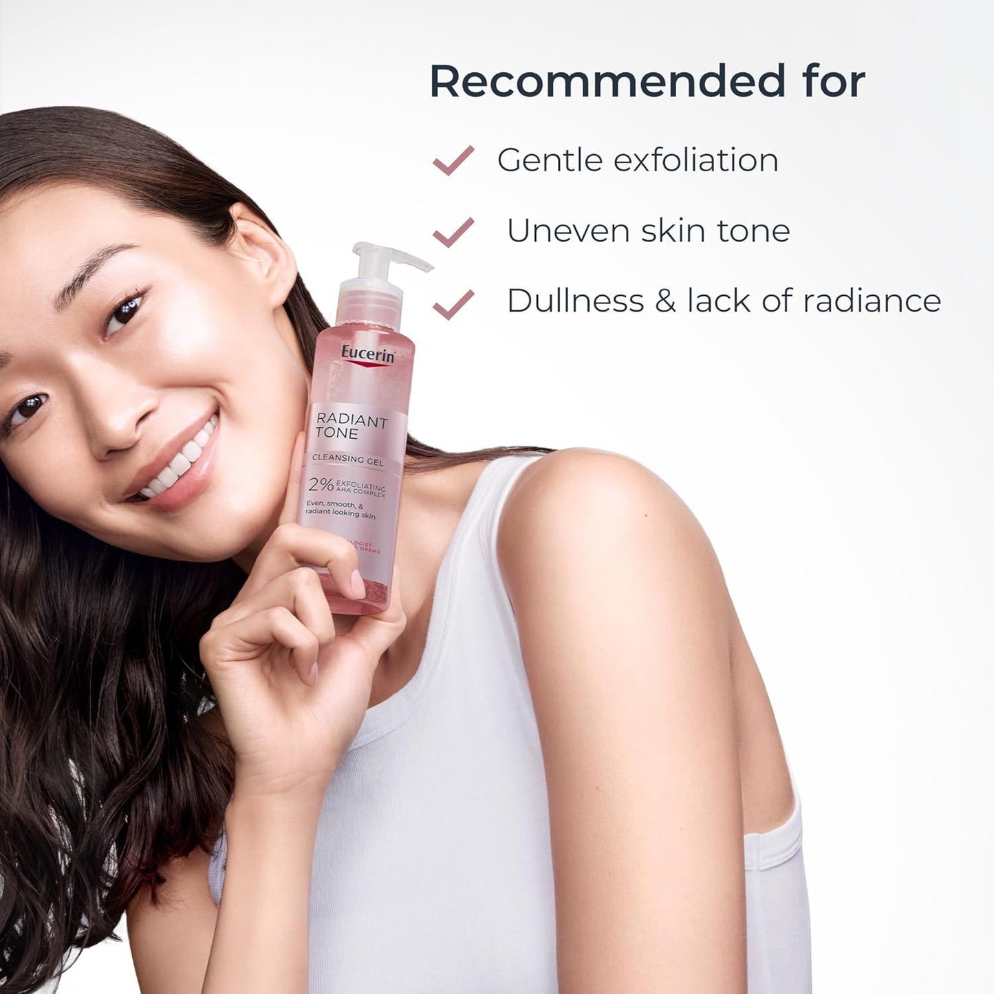 Radiant Tone AHA Face Cleanser Gel – Brightening Face Wash, 6.8 oz ✨🫧