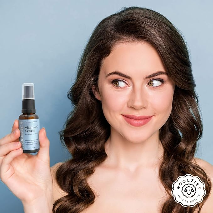 Woolzies Skin Care Facial Kit | Includes Deep Moisturizing Face Cream, Coconut Cream Lip Balm, Vitamin C Serum, and Facial Toner