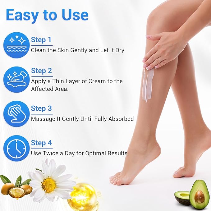 Urea Cream 40 Percent for Feet Maximum Strength, Foot Cream for Dry Cracked Heels Feet Knees Elbows Hands, Urea 40% Cream for Deep Moisturizes, Callus Remover, Heel Crack Repair