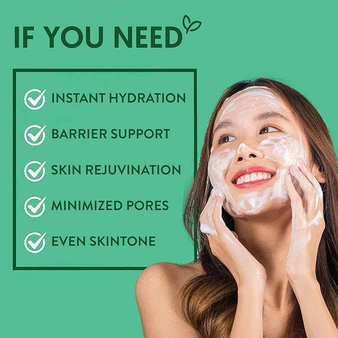 By Nature Foaming Cleanser with Hyaluronic Acid + Cica - Hydrating Face Cleanser For Bright and Fresh Skin - Skincare from New Zealand - 5 fl.oz