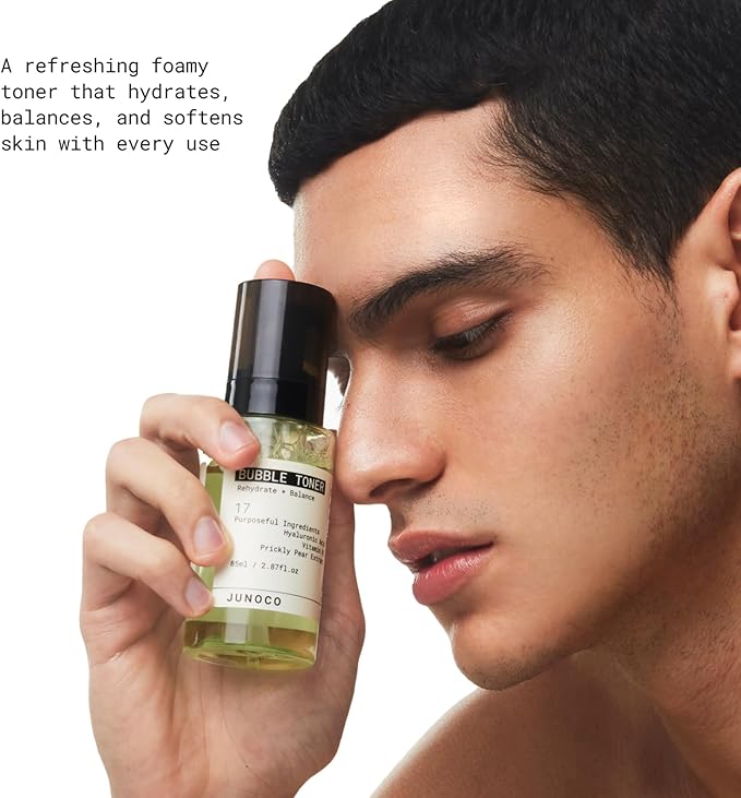 JUNO & Co. Bubble Toner for Face Rehydrating and Balancing Facial Toner 85ml/2.87 Fl Oz