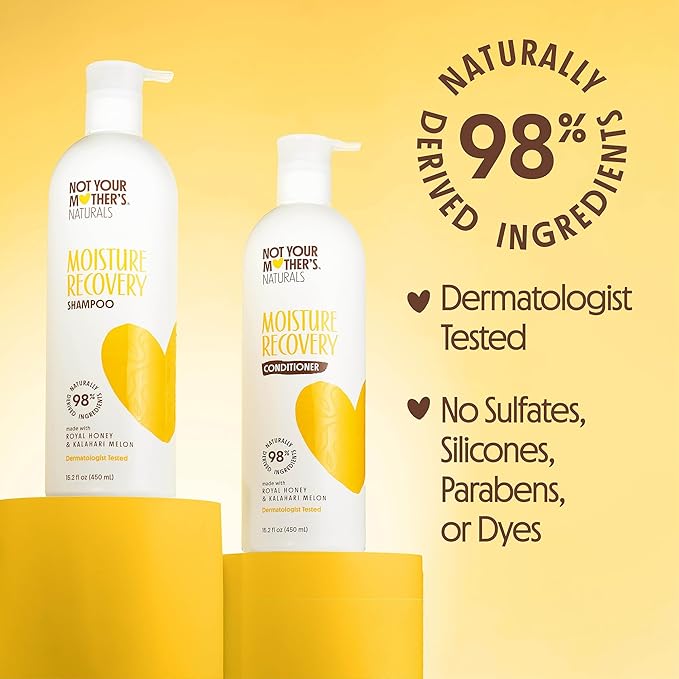 Not Your Mother's Naturals Protect & Nourish Shampoo & Conditioner Set - 15.2 fl oz - Sulfate-Free Hair Products - Royal Honey & Kalahari Desert Melon