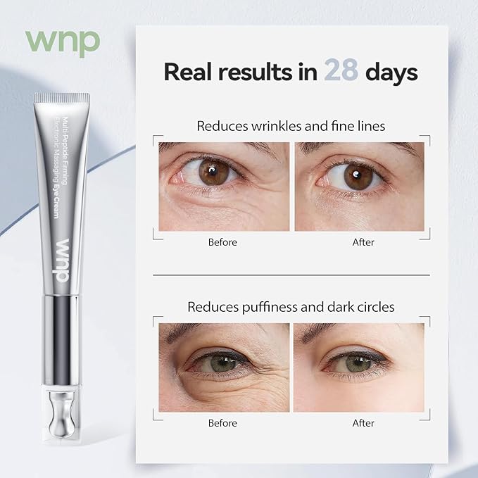 WNP Eye Cream|Wrinkle Eraser EyeCream, Multi-peptide Firming Eye Tightener, Anti-Aging Eye Cream for Puffiness and Bags Under Eyes Cream