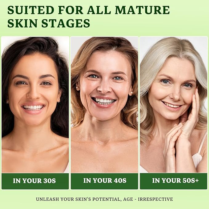 Tighten and Lift Neck Cream, Advanced Anti Wrinkle Face Cream with Retinol Collagen Hyaluronic Acid, AH-8 Multi-Peptides Anti Aging Neck Creams for Tightening and Firming for Women and Men, 1.7 Fl Oz‌