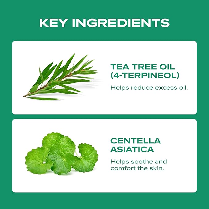 – Magic Tea Tree Oil for Face, Clarifying Facial Oil for Oily & Sensitive Skin, Lightweight Daily Care with Tea Tree, Skin-Balancing Vegan Korean Skincare, 0.7 fl oz