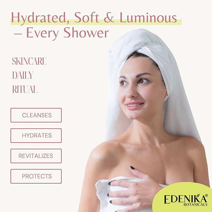 Ylang Ylang Body Wash, Cleanses, Nourishes & Hydrates, Gentle Shower Gel for Dry and Sensitive Skin, Women & Men, Organic & Natural, 16 fl oz, 2-Pack