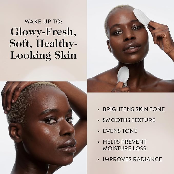 goop Beauty 15% Glycolic Acid Exfoliating Pads | Inspired by a Professional Chemical Peel | Refines & Retexturizes for Glowing Skin | Paraben and Silicone Free | 12 pack