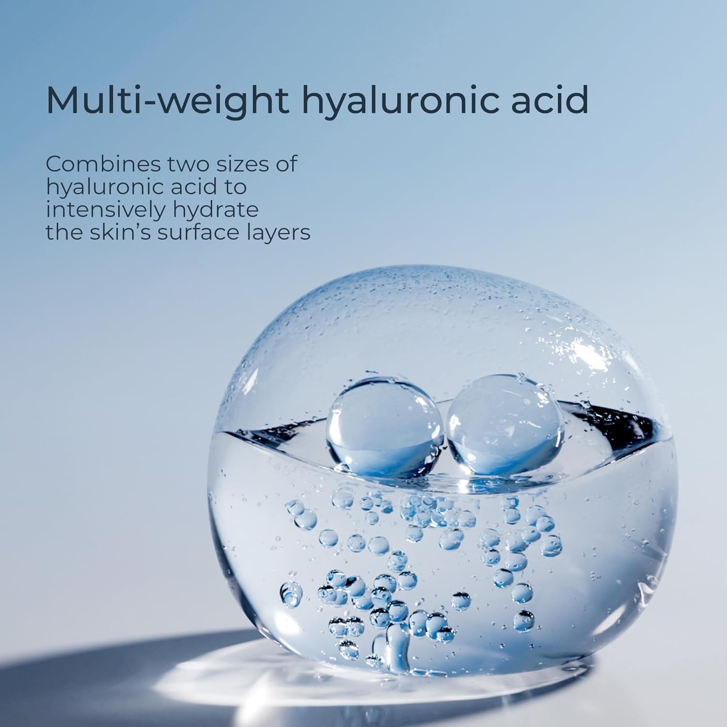 Hydrating Hyaluronic Acid Face Serum – Lightweight Anti-Aging Moisture Booster for Fine Lines & Wrinkles – Daily Facial Serum for All Skin Types, 1 Fl Oz