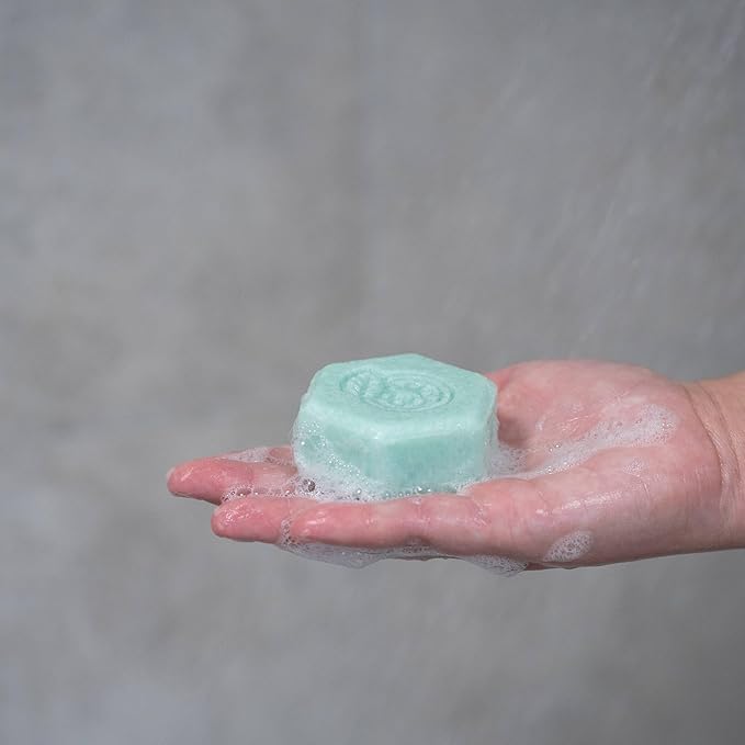 ANIHANA Body Wash Bar with Coconut Oil and Hemp Seed Oil, Soap Free, Moisturizing, Gentle, Soft Skin Care, Refreshing Cucumber & Mint Scent 2.8 Oz