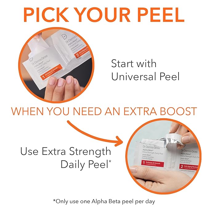 Dr Dennis Gross Peel Vault Kit – 30 Alpha Beta® Extra Strength Daily Peels + 60 Universal Daily Peels | 90 Total Treatments | $245 Value Limited Edition