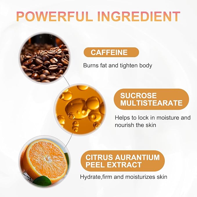 B Flat Belly Firming Cream - Body Cream Skin Tightening for Stomach Thighs & Butt, Firming and Moisturizing Body Tightening Cream