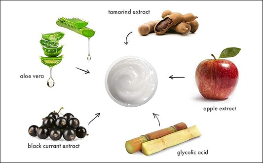 Raya Multi-Fruit Cream with AHA (G-323) | Light, Moisturizing Facial Treatment for Oily and Break-Out Skin | Helps Prevent Black-Heads, White-Heads, and Inflammation | Made with Alpha Hydroxy Acids