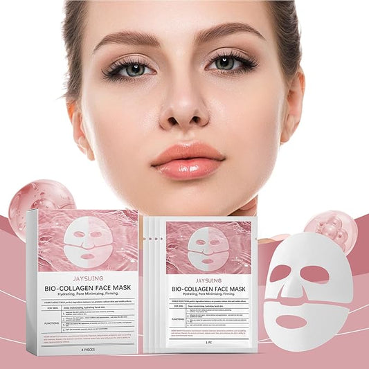 Retinol Collagen Face Mask – Korean Tightening Hydrogel Overnight Mask, Deep Moisturizing & Elasticity Boost, Long-Lasting Hydration & Brightening Skin (Deep Hydrating Mask)