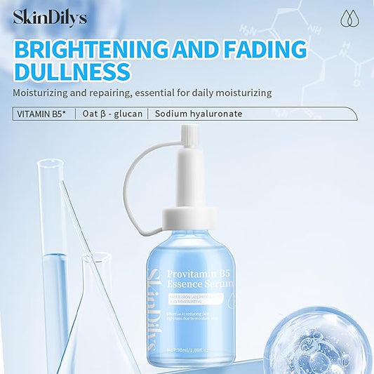 Australian Brand ProVitamin B5 Face Serum 30ml / Soothes, Hydrates, Calms Irritation, Strengthens Skin Barrier, Improves Elasticity, Brightens Tone, and Protects Against Environmental Stress