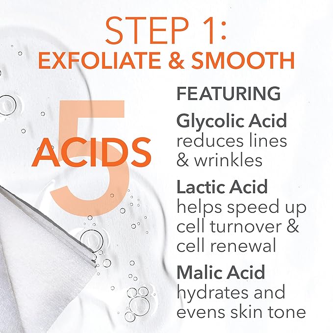 Dr. Dennis Gross Alpha Beta Universal Daily Peel: for Uneven Tone or Texture and Fine Lines or Enlarged Pores, (60 Treatments)