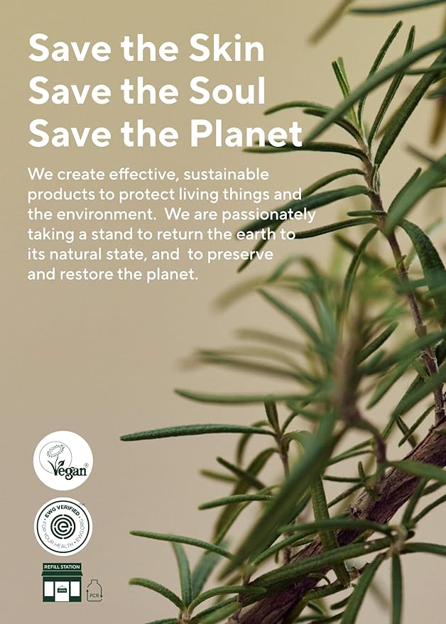 AROMATICA Vitalizing Rosemary Firming Ampoule Serum - Skin Revitalizing Retinol Serum for Face, Moisturizing & Strengthening Skin Barrier (30ml)