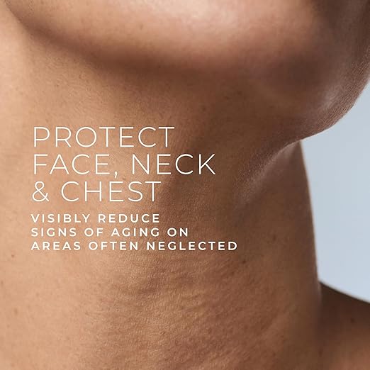 RoC Multi Correxion 5 in 1 Chest Neck Face Moisturizer Face Cream with SPF 30 for Visible Wrinkle and Neck Firming and Tightening, Oil Free Skin Care, 1.7 oz (Packaging May Vary)