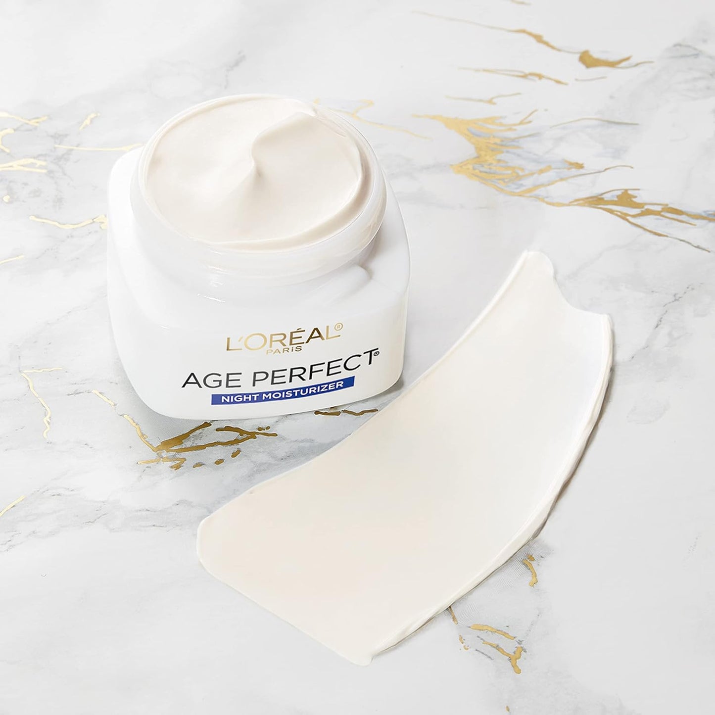 🌙 L'Oreal Paris Age Perfect Collagen Expert Night Cream – Anti-Aging & Anti-Wrinkle Moisturizer (2.5 oz)