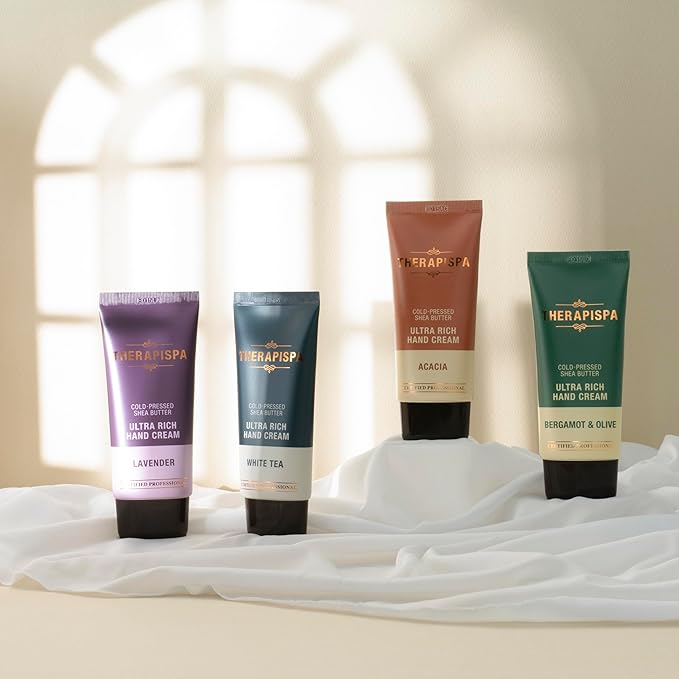 Ultra Rich Hand Cream – Intensive Hydration & Repair for Dry, Chapped Hands | Enriched with Shea Butter, Ceramides, Niacinamide (B3) & Panthenol (B5) (Acacia, 2.0 oz, Pack of 5)