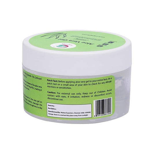 12 oz Aloe Vera Gel, Pure & Natural Soothing Aloe Gel for Face, Skin, Scalp Hair & Scalp – Daily Moisturizer & Refresh Skin, By Yogi's Gift