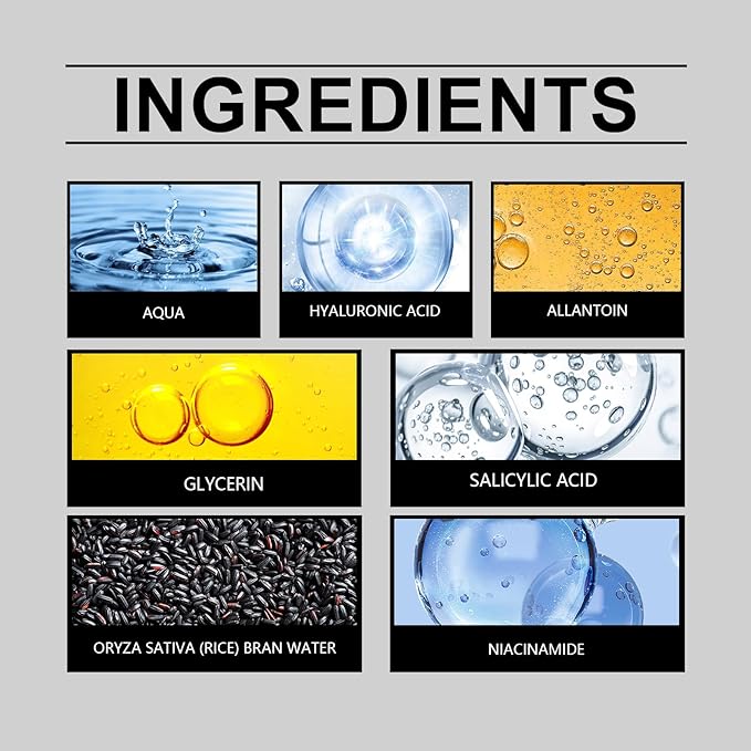 Peel Shot Glow Rice Ampoule Duo–2 PCS White & Black Rice Facial Serum Lightweight Hydrating Formula for All Skin Facial Exfoliator Pore Refining Dead Skin Cells Remover