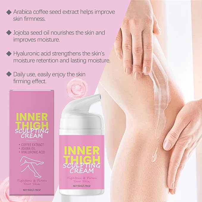 Leg Firming Cream For Loose Skin, Skin Tightening Lotion For Body And Leg, Go Pure Butt And Thigh Cream, 50G