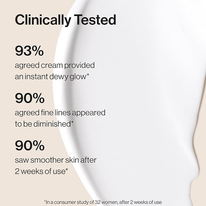 Honest Beauty Mini Hydrogel Cream with Hyaluronic Acid | Lightweight, Moisturizing Water Cream | Gentle for Sensitive Skin, Fragrance Free, Vegan | Travel Size, .57 fl oz