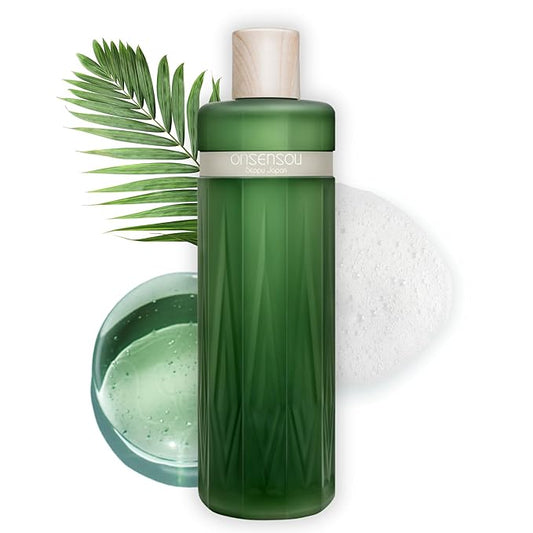 Dry Itchy Scalp Shampoo, Natural Shampoo for Women & Men with HOT SPRING Yeast & Green Algae and Amino Acids, Moisturizing SHAMPOO Made in Japan 10.1 Fl Oz DAILY MILD