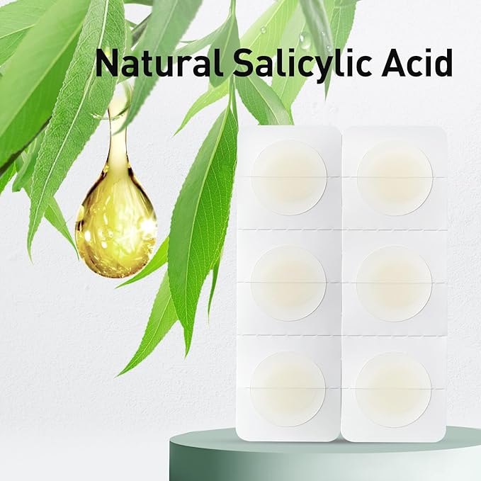 Pimple Patches, 15 mm Invisible Acne Patches for Face with Salicylic Acid, 0.01cm Extra Thin Outer Edge, Hydrocolloid Zit Patch for Pustule, Whitehead, Cystic Acne Spot, 96 Count