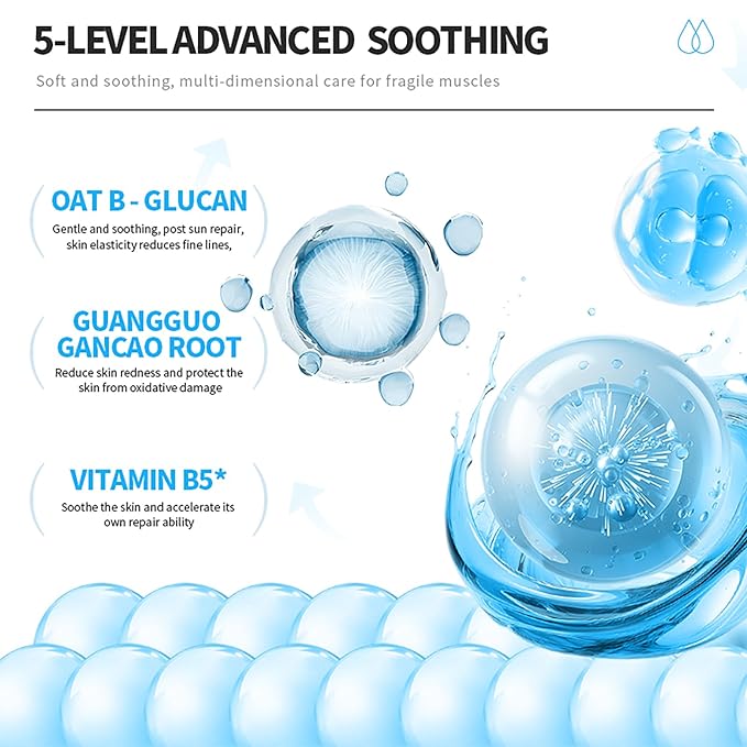 Australian Brand ProVitamin B5 Face Serum 30ml / Soothes, Hydrates, Calms Irritation, Strengthens Skin Barrier, Improves Elasticity, Brightens Tone, and Protects Against Environmental Stress