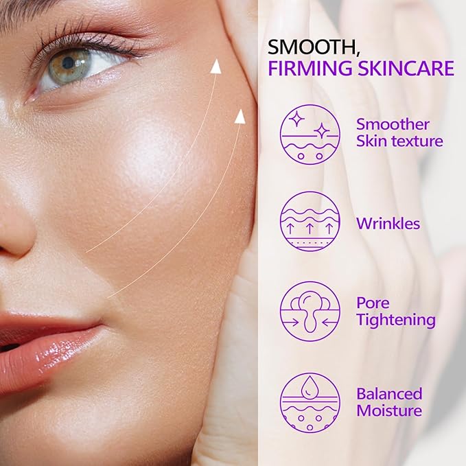 Retinol Peptide Youthful Serum 1.01 fl oz - Anti-Aging, Hydrating & Firming for Wrinkles & Dark Spots, Gentle Retinol Serum for Face, Day & Night Korean Skincare