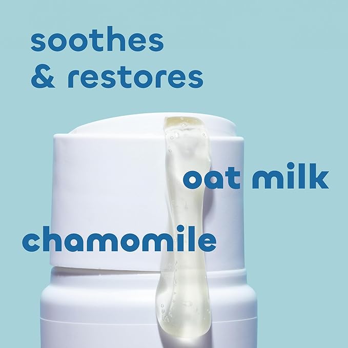 Seaweed Bath Co. Calm Body Wash - Vetiver Geranium - Hydrating Foaming Cleanser with Soothing Oat Milk & Chamomile - Vegan, Paraben and Sulfate Free Shower Gel - 12 oz