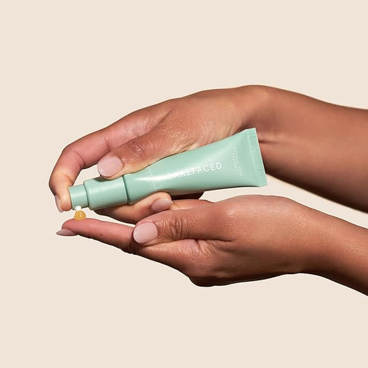 Barefaced Retinal Skin Therapy 30ml - Retinaldehyde & Bakuchiol Serum for Firming, Reducing Fine Lines & Wrinkles, Improving Skin Tone & Texture w/ Shea Butter, Jojoba Oil & Argan Oil