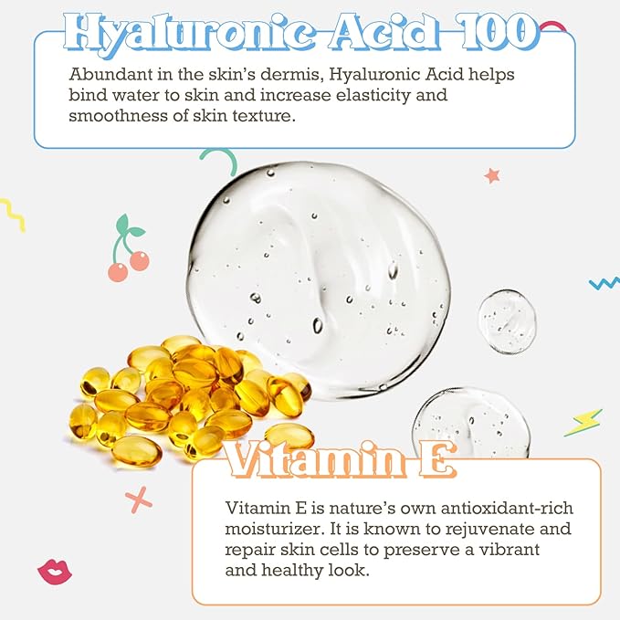 Hyaluronic Acid 100 Facial Skin Care Serum with Vitamin E - Plumping Hydrating Soothing Relieves Redness - Pairs Well with Vitamin C Serum & Moisturizer Made In USA 30ml/1fl oz (# CEO 0f H20)