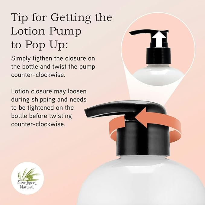 Southern Natural Goat Milk Lotion – Nourishing Face, Body & Hand Moisturizer for Dry & Sensitive Skin - Hydrating Cream, Gentle Skincare for Soft & Smooth Feel - Cashmere Amber Scent - 12oz