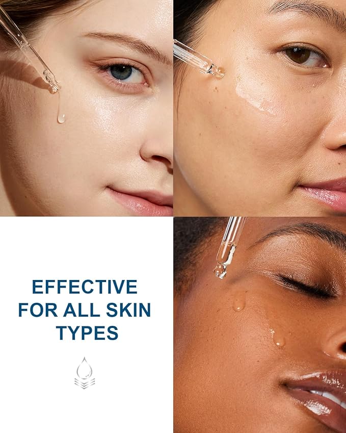 Yoken EWG Verified Hyaluronic Acid Serum for Face 8 + 2 fl oz, Vitamin B5 & Triple Pure Hyaluronic Acid 2%, Anti-aging Facial Serum for Fine Line Wrinkle Hydrating Serum Plump Dry Skin Fragrance-Free