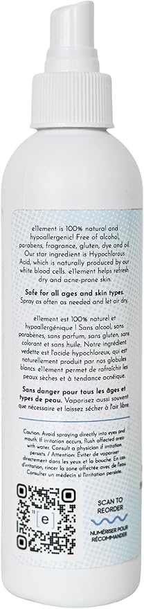 e11ement - Hypochlorous Acid Face and Skin Spray - HOCL- Safe for use on Acne Prone Skin - Eczema - Dry Scalp -Toner - Eye & Lash Cleanser - Face and Hand Cleanser (Feature Pack - 3 Bottles)