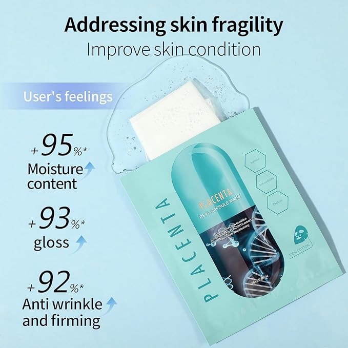 Face Masks Skincare Set for Girl,Moisturizing Collagen Facial Masks for Women Home Spa,Hyaluronic Acid Face Mask for All Skin Types,Day Night Facial Mask Hydrating,Deep Cleaning,Oil Contral(6Pack)