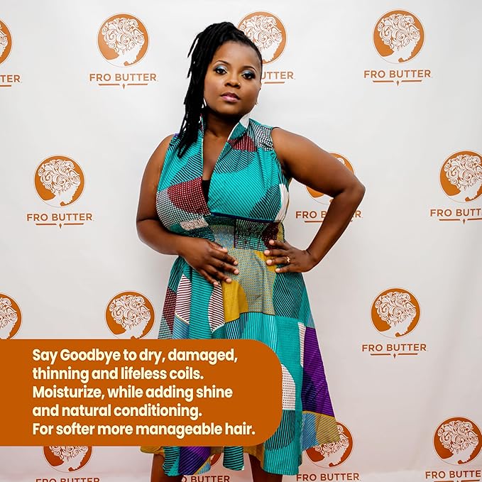 Emu Oil for Hair Growth | For Black Women | Natural Hair Butter | Deep Moisturizer for Dry, Brittle Hair | 8 oz