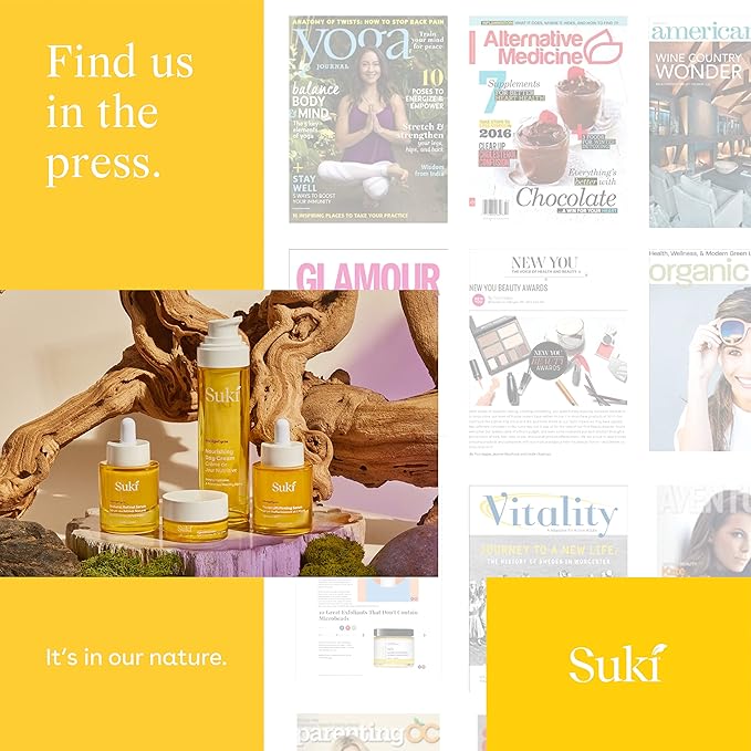 Suki Skincare Nourishing Day Cream - With Vitamin C & Firming Collagen Peptides - Rich, Luxurious, Age-Defying Cream For Super Smooth & Hydrated Skin - 50ml