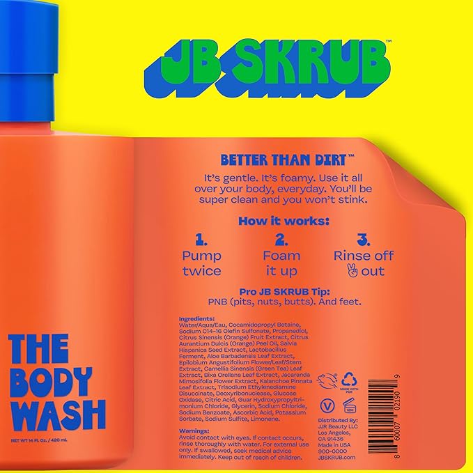 The Hair and Body Wash Super Duo - No Harsh Ingredients - Conquer Adolescent Funk with Confidence - 14oz.
