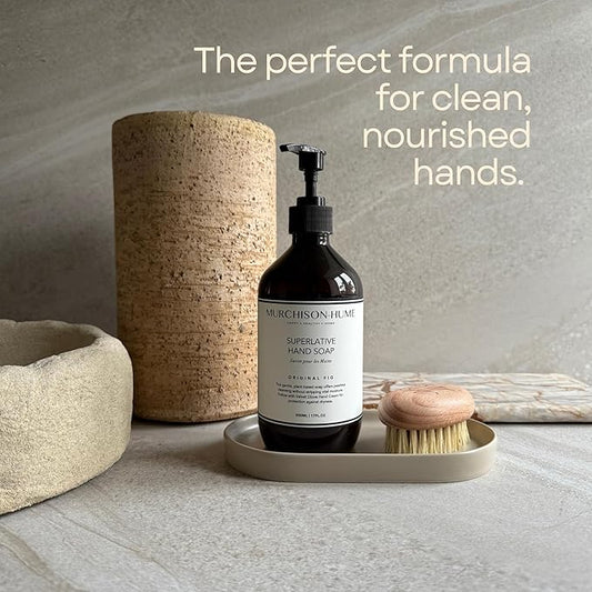 Murchison-Hume Original Fig Superlative Hand Soap, 2-Pack | Clean Luxury Hand Wash for Kitchen or Bathroom | Non-Toxic, Moisturizing & Counter-Worthy Pump Bottles | 2 x 17oz