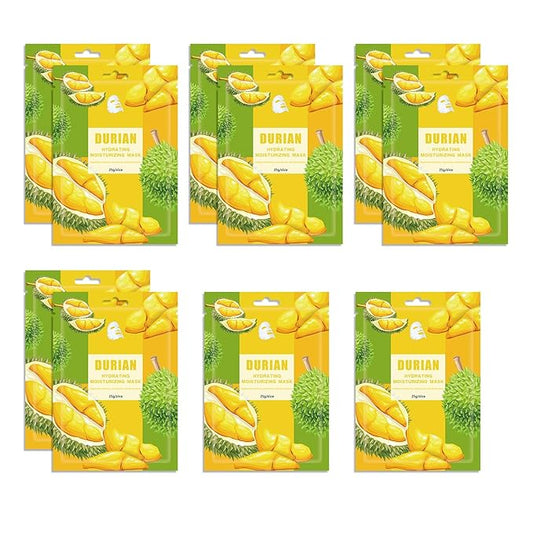 10PCS Hydrating Face Masks,Moisturizing Facial Masks for Women and Men,Fruit Overnight Facial Sheet Mask,Lightweight and Non-greasy Face Sheet Mask for All Skin Type 05
