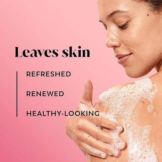 Olay Body Wash for Women, Fresh Radiance, Refreshing & Renewing, Made with Plant Based Cleansers, B3 Botanical Complex, For All Skin Types, Black Cherry & Vanilla Scent, 22 fl oz