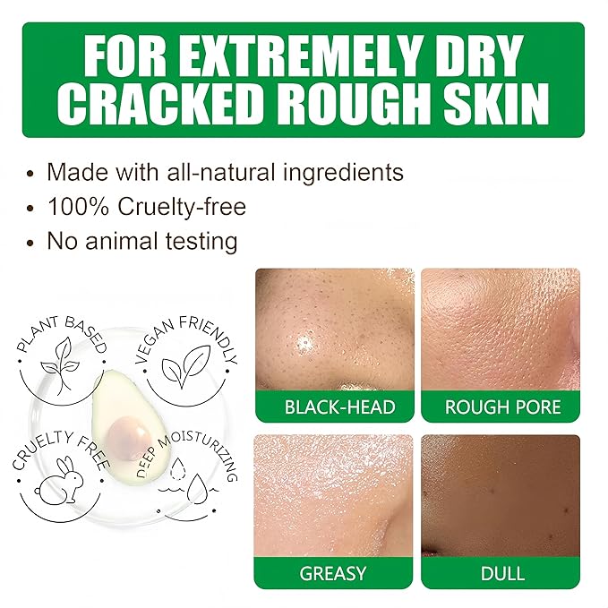 Avocado Skin Care Set, Face Skin Care Set For Women, Skin Care Kit for Women Teens - Cleanser, Toner, Face & Eye Cream, Serum, Facial Lotion, 6PCS Skincare Gift Set Anti-Aging Smooth Hydrating Skin