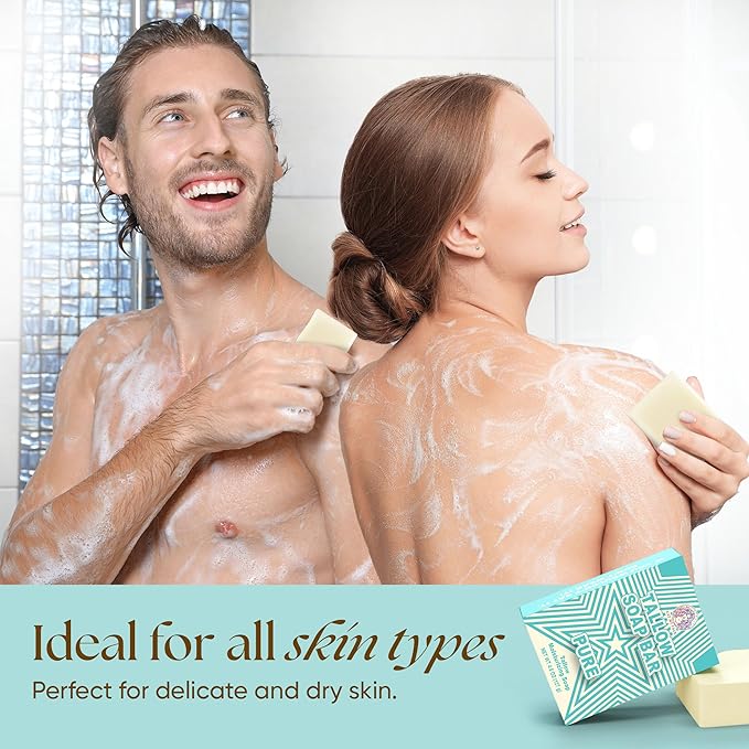 Beef Tallow Soap Bar Grass Fed – Organic Body Soaps, Face Tallow Soap Bar for Women – All Natural Soaps for Sensitive Skin, Moisturizing & Nourishing Cleanser for All Skin Types, In Unscented