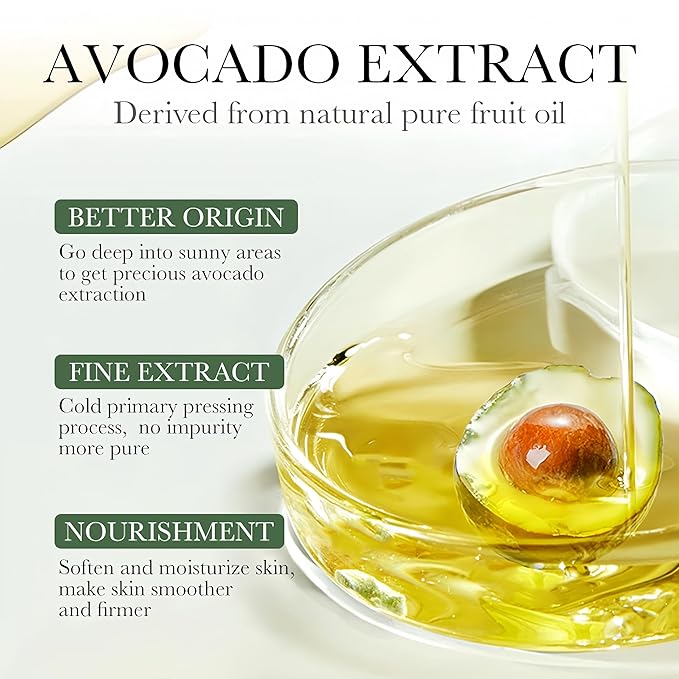 Avocado Skin Care Set, Face Skin Care Set For Women, Skin Care Kit for Women Teens - Cleanser, Toner, Face & Eye Cream, Serum, Facial Lotion, 6PCS Skincare Gift Set Anti-Aging Smooth Hydrating Skin