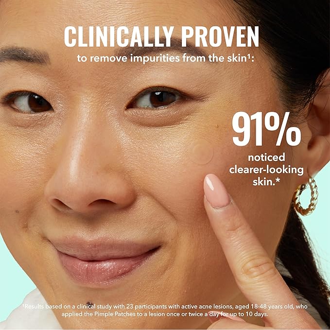 Good Molecules Pimple Patches 60 Pack - Ultra-Thin Hydrocolloid Acne Patches To Conceal Breakouts, Blackheads, and Blemishes - Acne Spot Treatment, Skin Care For Face