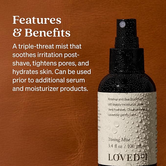 Face & Body Toning Mist, John Legend Skincare, Hydrating & Cleansing Serum, Moisturizing Spray, Alcohol-Free, Formulated with Witch Hazel & Aloe Vera, 2-Pack (3.4 oz each)